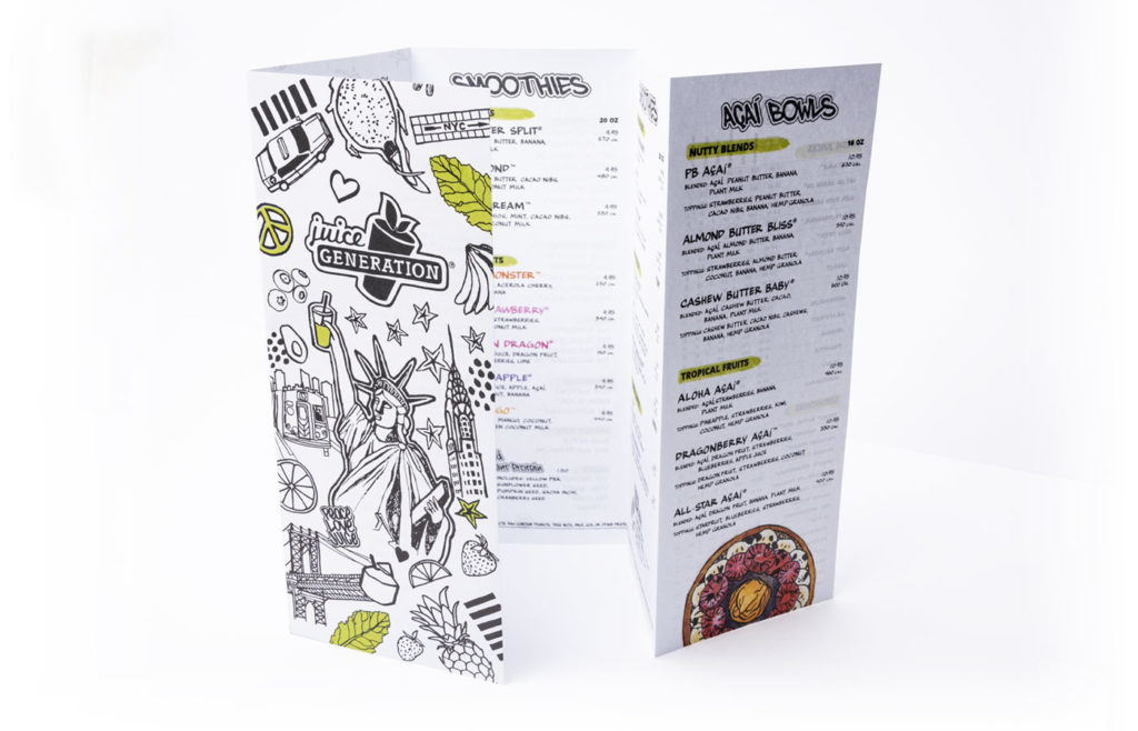 Disposable Restaurant Menus | Menu Printing